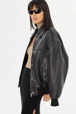 Femme LAMARQUE TREVANNA | Leather Bomber Jacket