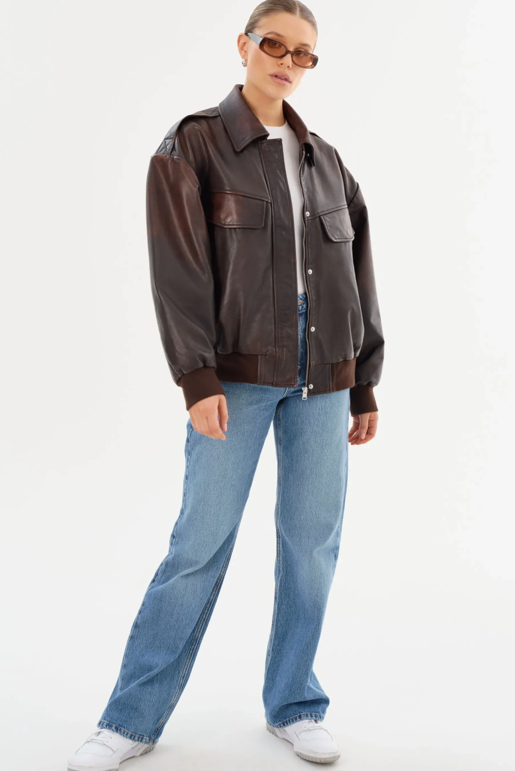 Femme LAMARQUE TREVANNA | Leather Bomber Jacket