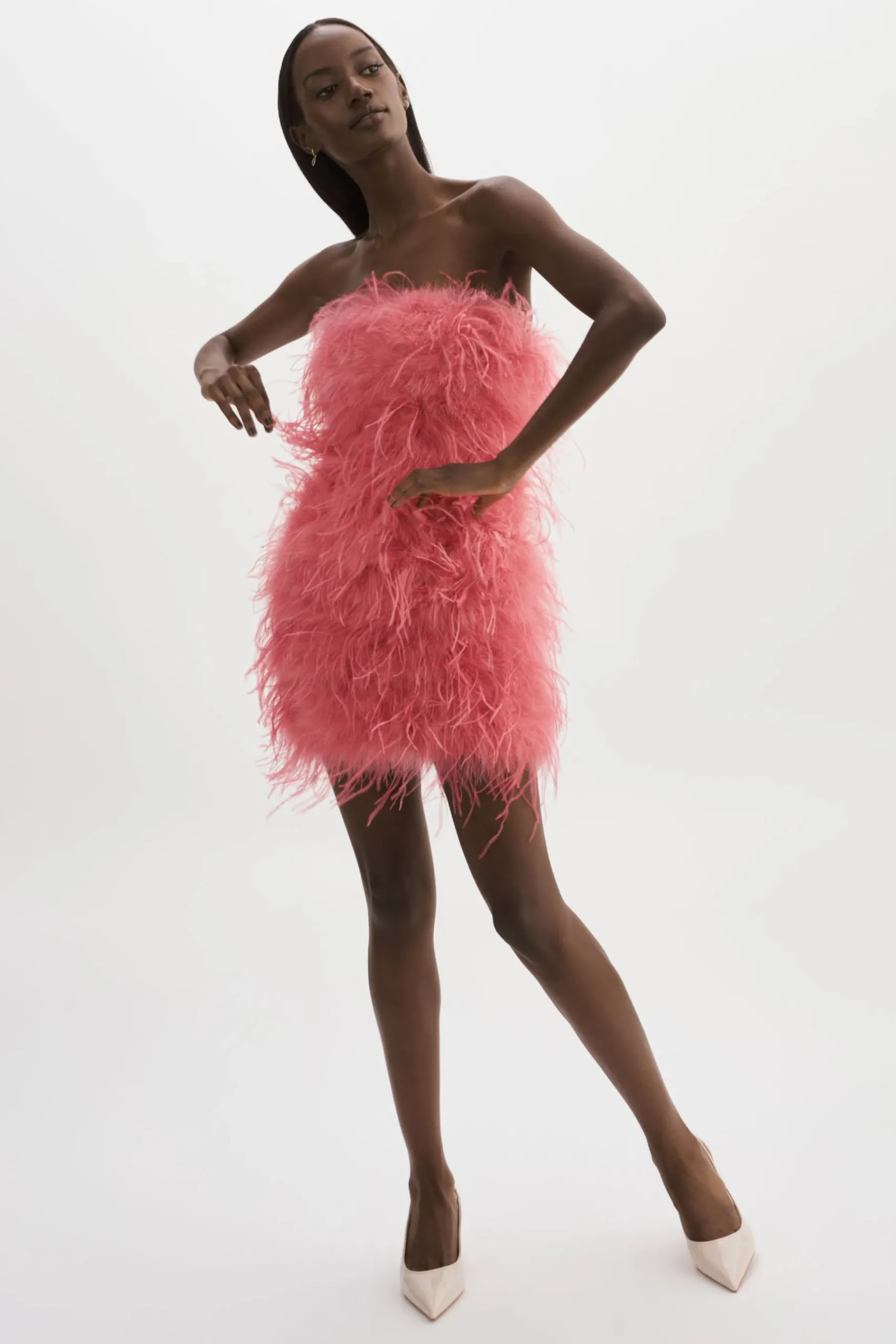 Femme LAMARQUE TRIANA | Robe à Plumes