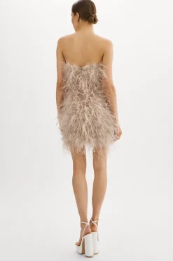 Femme LAMARQUE TRIANA Robe à Plumes