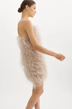 Femme LAMARQUE TRIANA Robe à Plumes