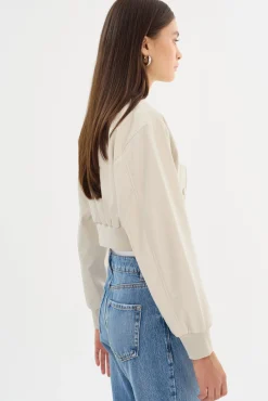Femme LAMARQUE Éveline | Bomber Court En Similicuir