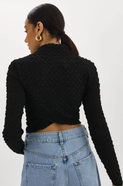 Femme LAMARQUE VELMA | Haut Croisé à Manches Longues