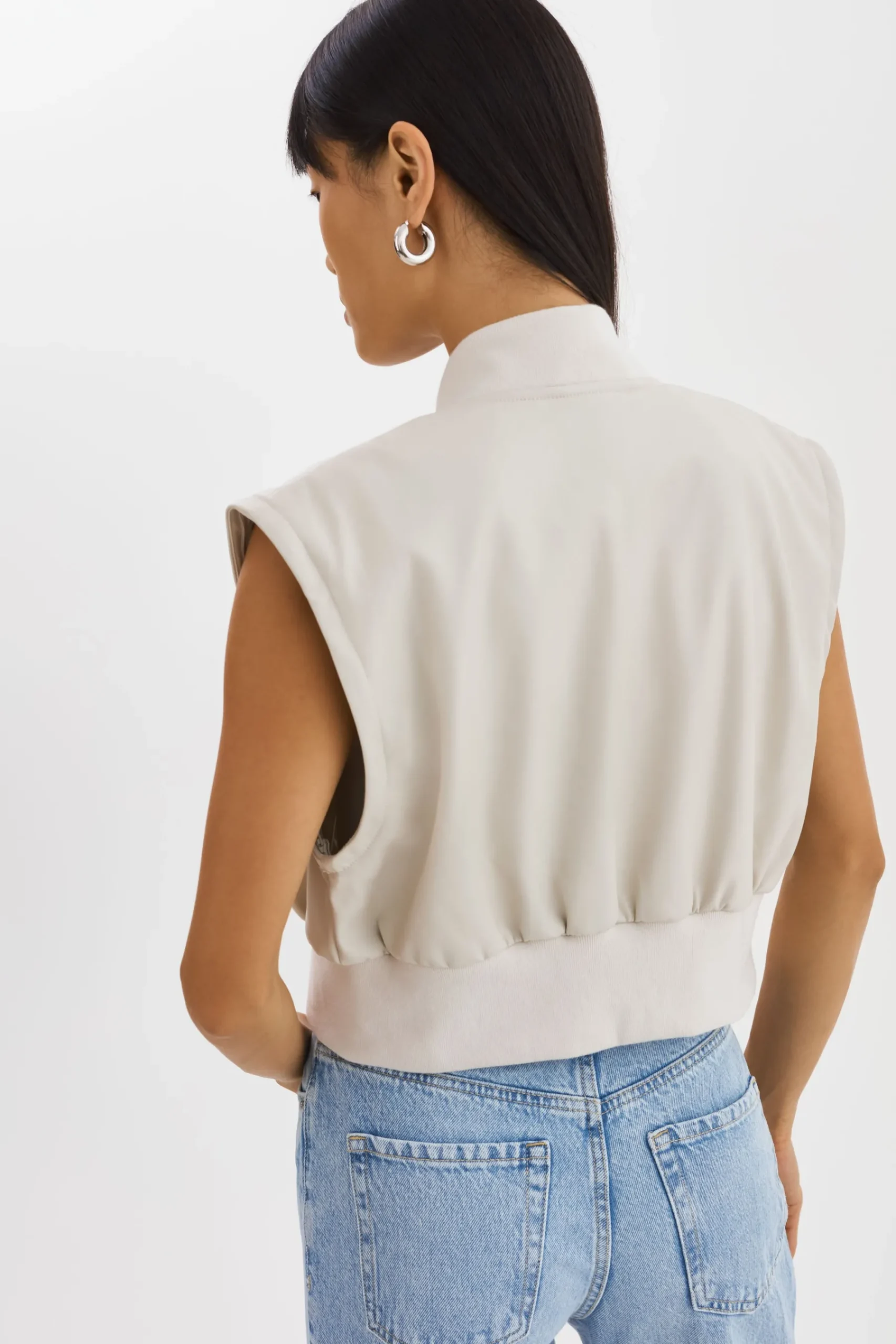 Femme LAMARQUE XAIA | Blouson Aviateur Convertible En Simili Cuir