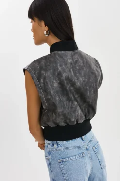 Femme LAMARQUE XAIA | Blouson Aviateur Convertible En Simili Cuir