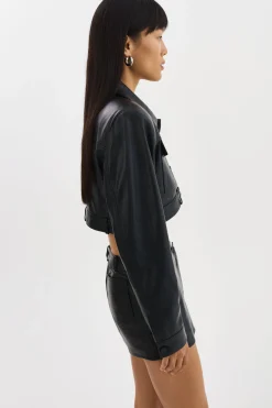 Femme LAMARQUE XANDY | Veste En Cuir Courte