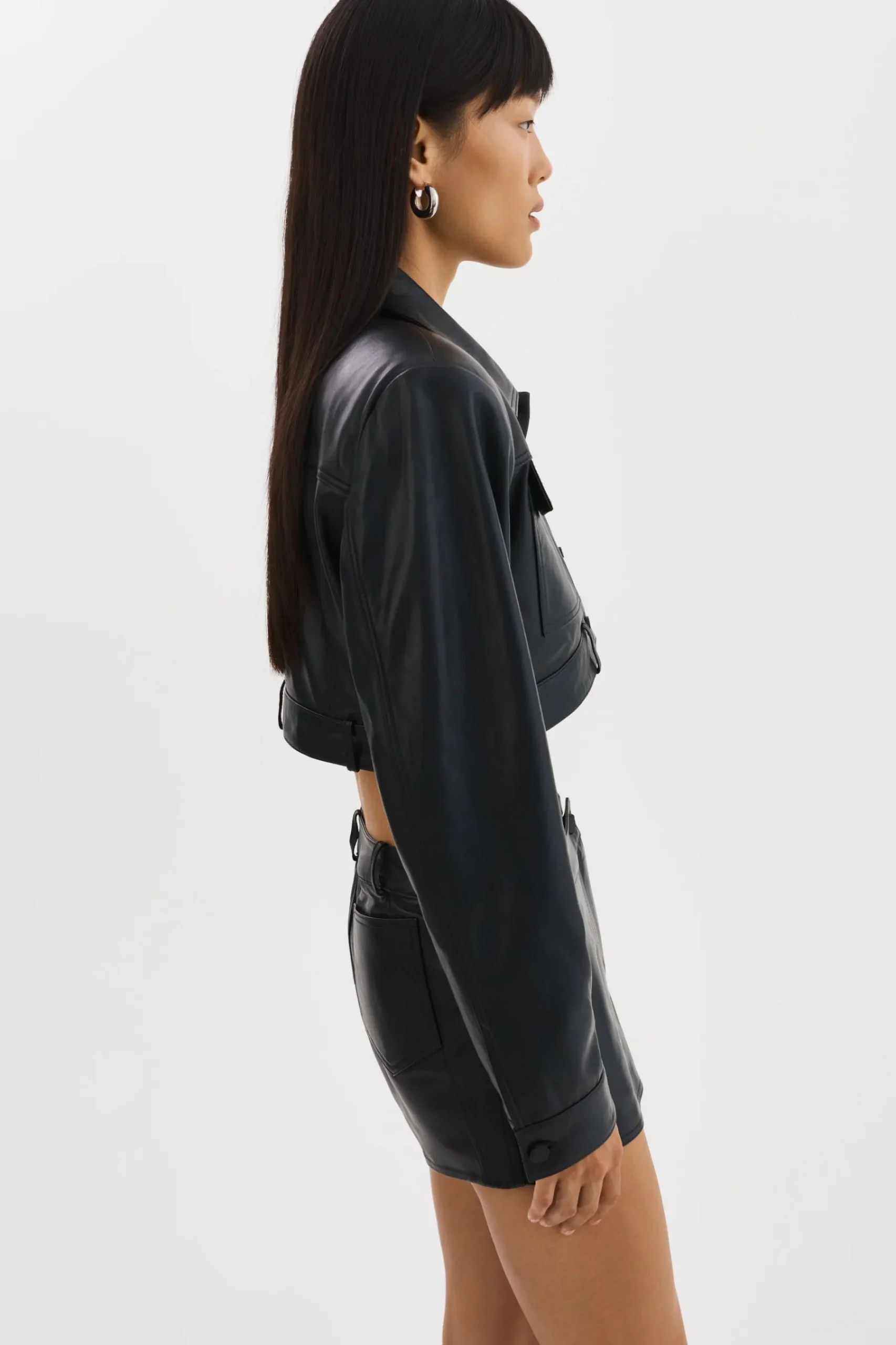 Femme LAMARQUE XANDY | Veste En Cuir Courte