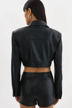 Femme LAMARQUE XANDY | Veste En Cuir Courte