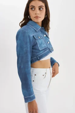 Femme LAMARQUE XANDY | Veste En Cuir Croisée