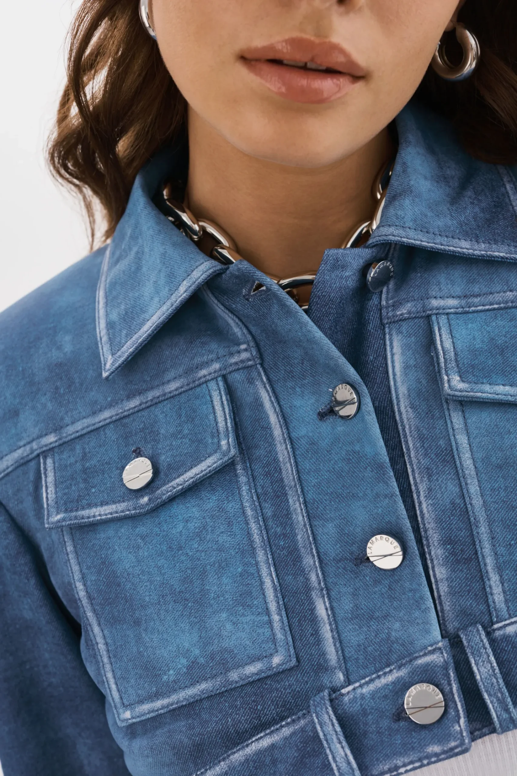 Femme LAMARQUE XANDY | Veste En Cuir Croisée