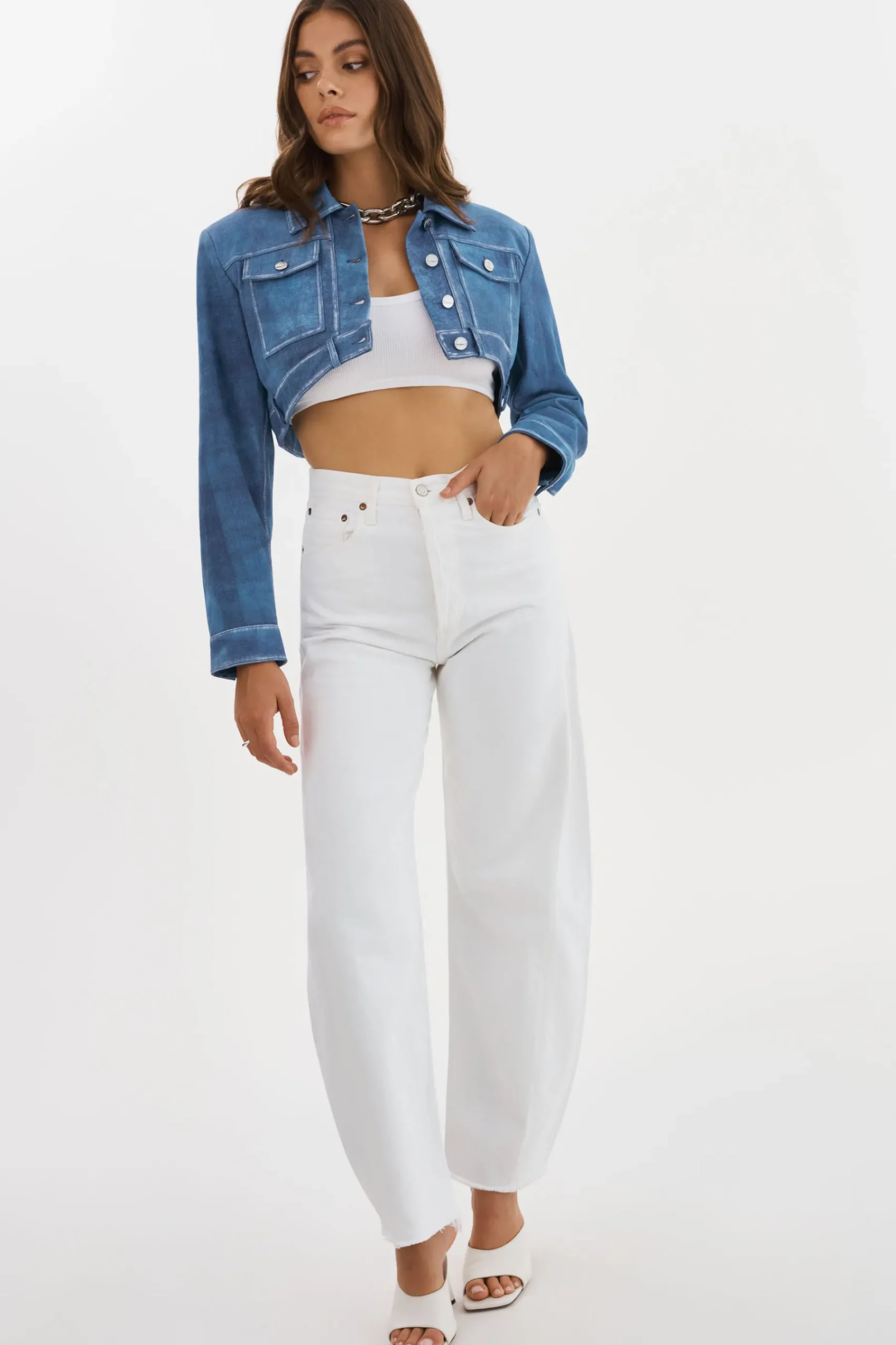 Femme LAMARQUE XANDY | Veste En Cuir Croisée