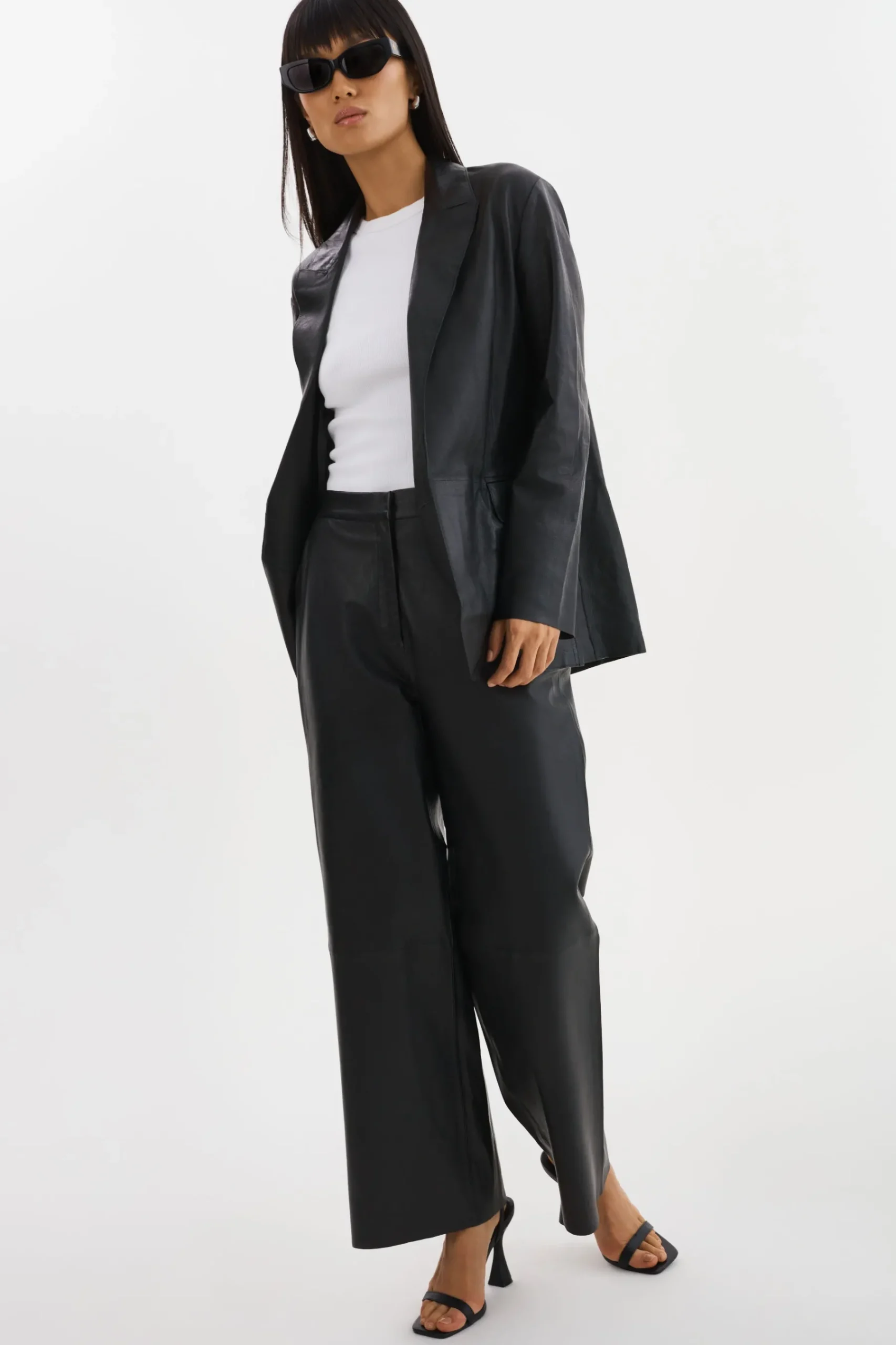 Femme LAMARQUE YAREN | Pantalons En Cuir