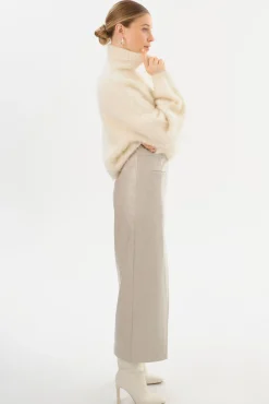 Femme LAMARQUE YVETTE | Faux Leather Maxi Skirt